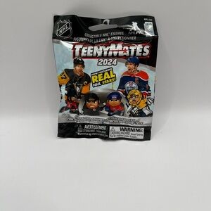 Sealed 2024 NHL Teenymates collectible figures.